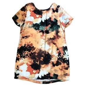 Lulus T-Shirt Dress Multi-Color Size L